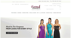 Desktop Screenshot of formaldressshops.com